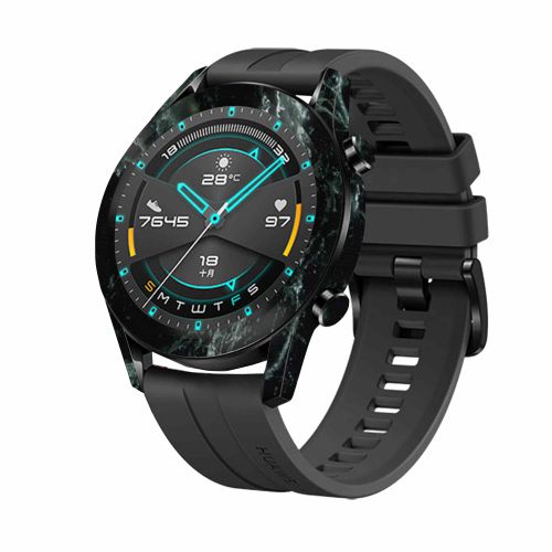 Huawei_Watch GT2_Graphite_Green_Marble_1